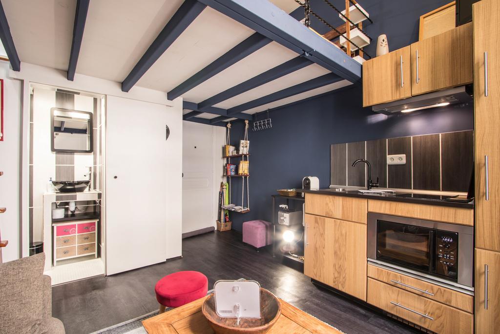Studio Mezzanine Bleu Roquebrune-Cap-Martin Extérieur photo